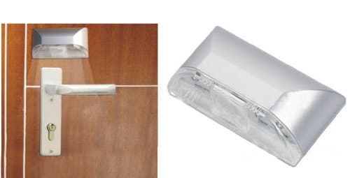 Qich New Auto PIR Door Keyhole Pyroelectric IR Motion Sensor Heat Temperature Detector LED Light Lamp