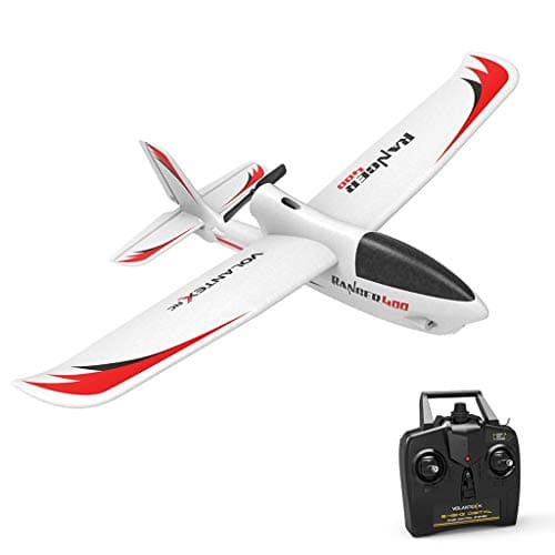 VOLANTEXRC RC Glider Plane Remote Control Airplane,2.4Ghz 2 Channel Ready to Fly, 4CH Airplane Aircraft Built in 6-Axis Gyro System Easy to Fly RTF for Kids Boys Adult Beginner (Durable EPP Foam)
