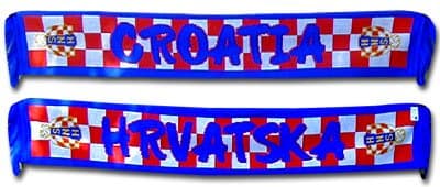 Croatia Hrvatska Football Scarf