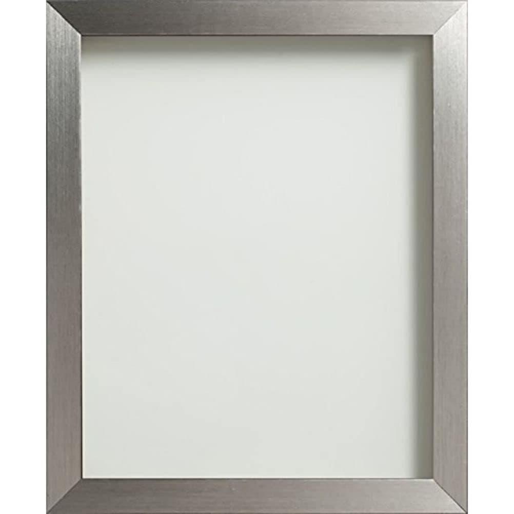 Frame Company Simpson Range Silver Picture Photo Frame, 14x11 inch *Choice of Sizes and Colours* Fitted with Real Glass