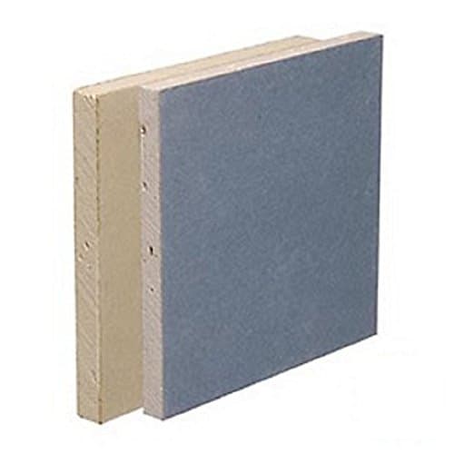 British Gypsum Gyproc Soundbloc Plasterboard Tapered Edge 2400mm x 1200mm x 12.5mm (2.88m²/ Sheet) - For enhanced acoustic insulation in areas such as partitions or separating walls - Gypsum plasterboard with a higher density core