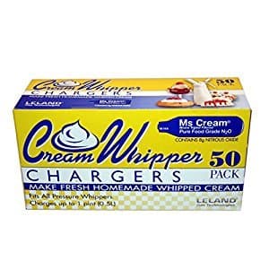 Ms Cream 50 Pure EURO 8g N2O Whipper Chargers