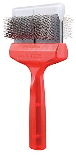 Mat Zapper Red German Grooming Firm Brush - Dematting, Deshedding Dog Brush, Fur Detangling & Removes Loose Fur (9.0 cm)