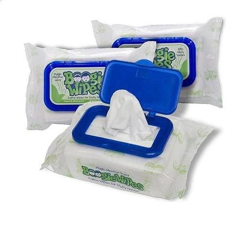 Boogie Wipes Gentle Saline Wipes for Stuffy Noses 30 ea-Menthol