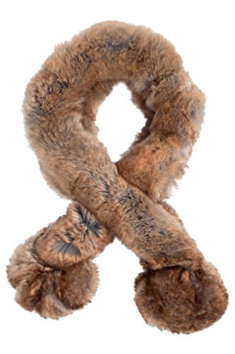 Alpina Rex Rabbit Fur Convertible Headband and Scarf