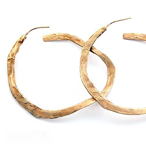 large, rustic, golden, brass, hoop"arandelas XXL" earrings