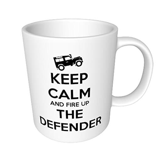 Keep Calm and Fire Up The Defender - Ceramic Photo Mug