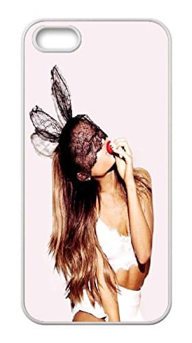 Custom Case for Iphone 5,5S,Ariana Grande phone case,DIY Cell Phone Case with Rabbit ears.