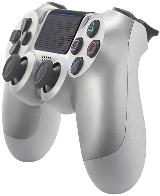 AMJ Wireless Bluetooth Gamepad Joystick Controller for Sony PS4 (SILVER)