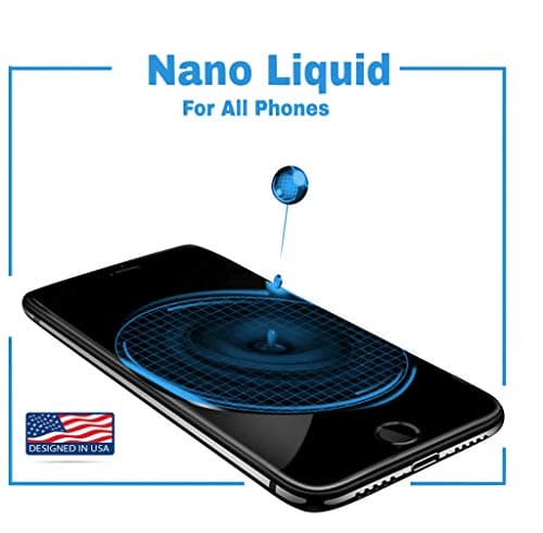 2020 Upgraded Nano Liquid Screen Protector for All Smartphones- Scratch-resistant Nano Liquid Glass Screen Protector Tempered Oleophobic with 9H Hardness - for Apple iPhone 6 6s 7 7 Plus 8 X Xs Xr Max 11- by 7TECH