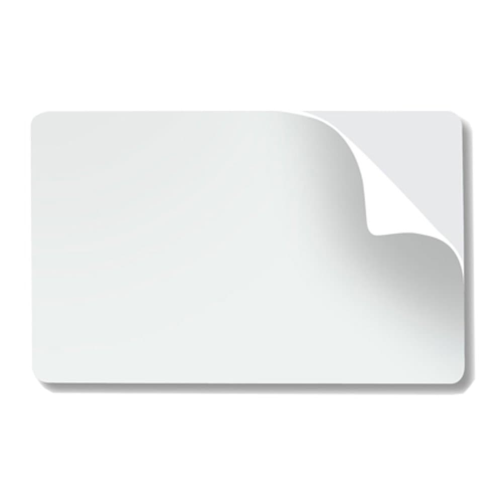 CR80 10 Mil Adhesive Paper Backed PVC Cards - 500 Pack - CR8010AB