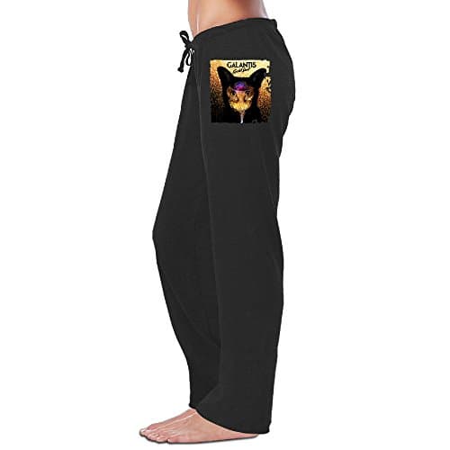 Shehe Women's Gold Dust Jelly Workout Pants Black Size XL