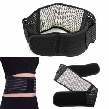 New Magnetic Protection Waist Belt Strap Back Support Size L