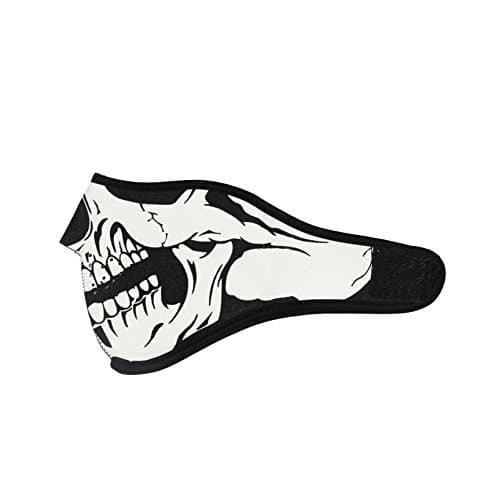 ThreeH Warm Headwear Skull Half Face Mask Reversible Motorcycle Riding Mask FM09
