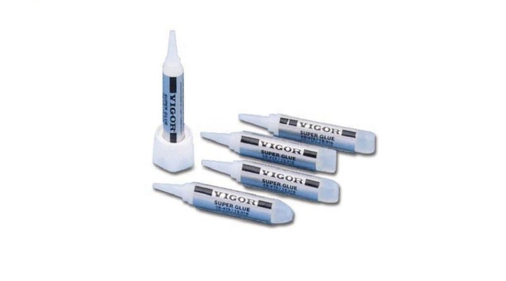 Vigor Super Glue 45/60 Seconds Set 2 Gram Tube Package of 5