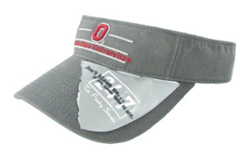 The Game Ohio State Buckeyes Charcoal Grey Adjustable Bar Visor