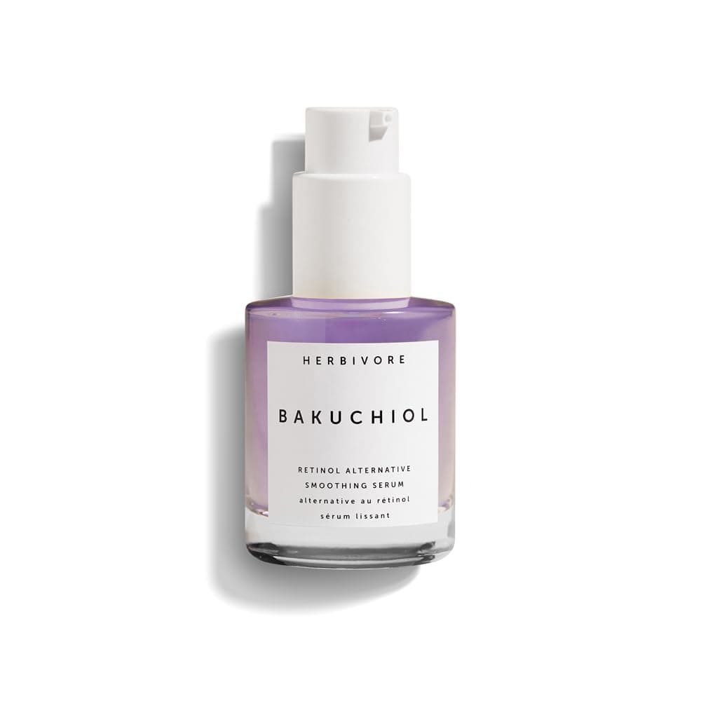 HERBIVORE Bakuchiol Retinol Alternative Face Serum | Smooths Skin, Improves Texture & Elasticity, Reduces Fine Lines & Wrinkles | Plant-based, Vegan, Cruelty-free, 30mL / 1 oz