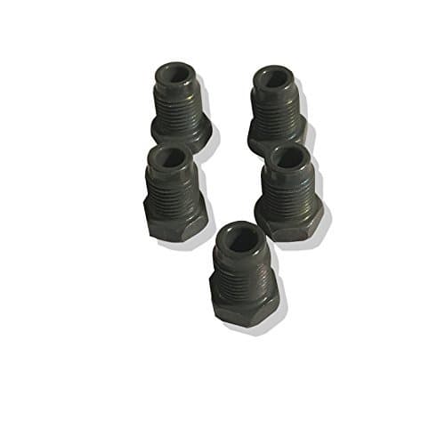 ASD Brake Line Tube Nuts For 3/16" Tube Metric (M10 x 1.0 Thread, Bubble Flare) (Pack of 5)