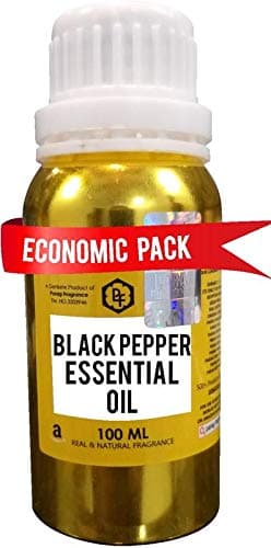 Parag Fragrances Black Pepper Grade 1 Essential Oil 100ML (Undiluted, Pure & Natural Essential Oil For Aromatherapy, Relexasion, Meditation or Hair/Skin Treatment