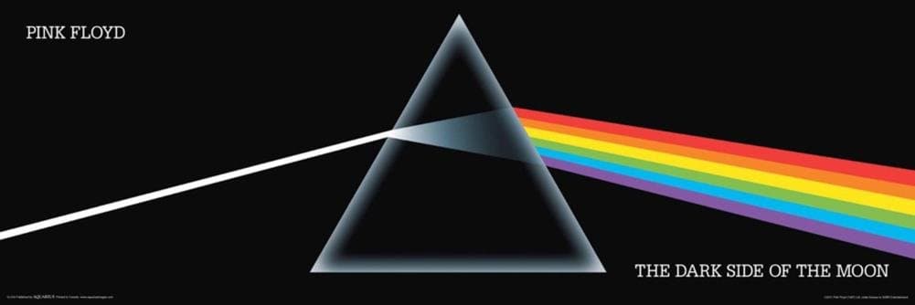 A Pink Floyd - Dark Side of The Moon Poster 36 x 12 (UNFRAMED)