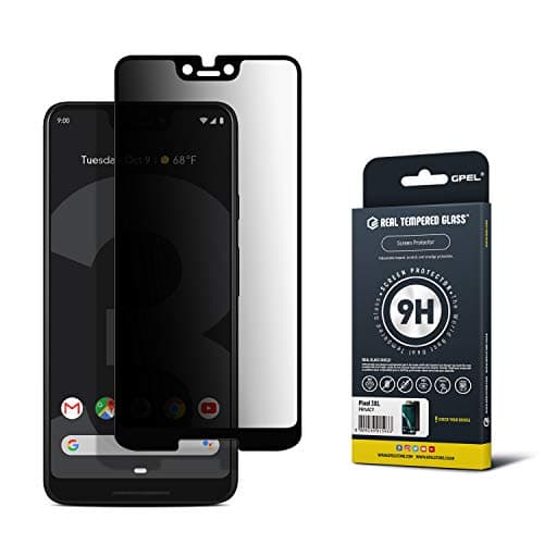 GPEL Privacy Screen Protector for Google Pixel 3 XL Premium Japanese Asahi Real Tempered Glass [Privacy Anti Spy] Case-Friendly Work with Most Case HD Clarity 9H Hardness 99% Touch Accurate