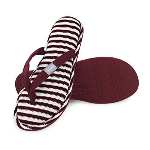 Women's Memory Foam Spa Thong Ladies Home Slippers