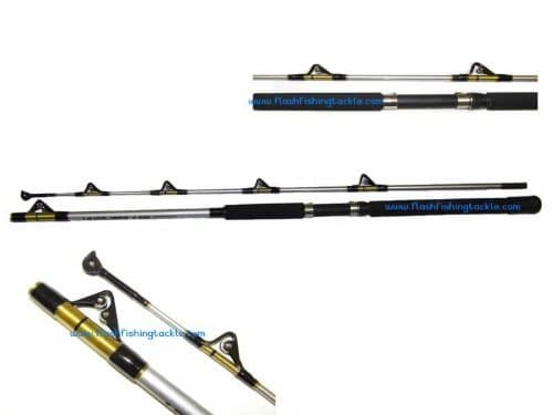 FFT 2 SECTION 6' OR 7' ALL ROLLER EYE 20/50lb BOAT FISHING ROD
