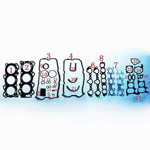 yise-P617 New VQ23DE VQ23 for Nissan TEANA J31Z 2.3L V6 24V Full Set Engine Rebuilding Kits Engine Parts Auto Parts Engine Gasket A0101-9Y425 11044-2Y51A 11044-2Y51B