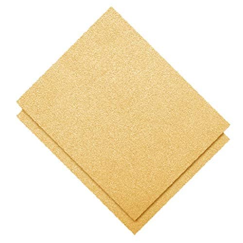 5 Sheets of 50 Grit Glass Paper - 280 x 230mm Sanding Sheets