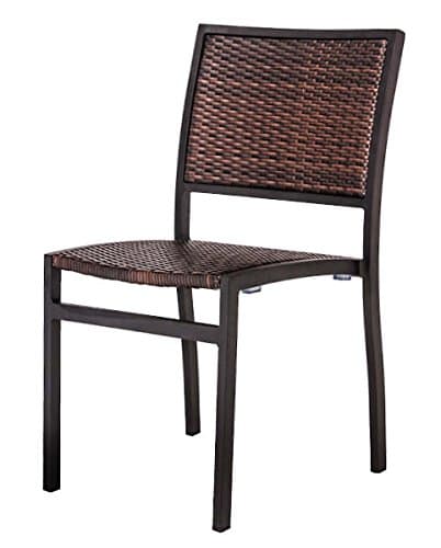 2014-23B Emma Side Chair, Safari Brown (Set of 2)