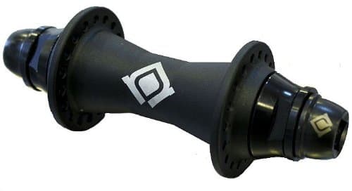 Resist Icon Track Hub FRONT High Flange Fixed 36h Flat BLACK