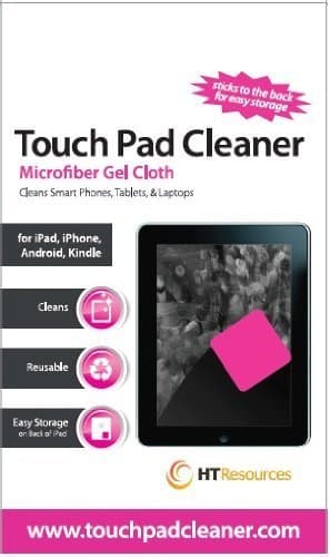 Pink Touch Pad Cleaner Cleaning Pads for iPad, iPad mini, iPhone,Windows, Surface, Samsung Galaxy, and Other Touch Screen Devices, 2 Black/1