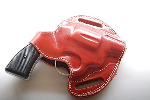 Leather Handcrafted Belt OWB Holster for Colt Detective 38 Special (R.H)