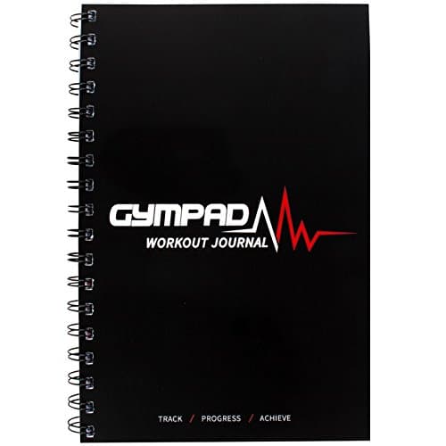 GymPad - (Black) - A stylish workout journal with over 25 useful resources...