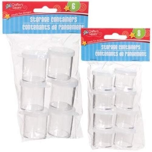 Crafter’s Square Mini Storage Containers Pack of 4 for crafts, scrapbooking and storage by TBC Home Decor