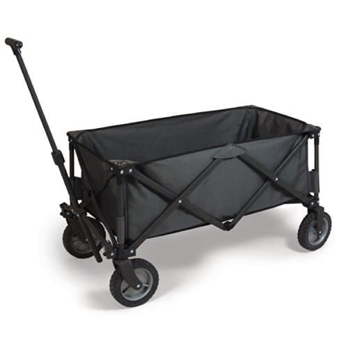 Sports Collapsible Folding Outdoor Utility Wagon (Charcoal Grey)