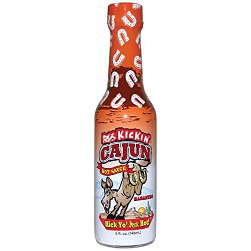 KICKIN' Cajun Habanero Hot Sauce – 5oz. - Perfect for Chicken Wings or a Gourmet Gift for the Hot Sauce Fan - Try if you Dare!