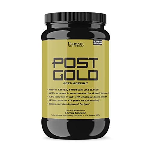 Post Gold Post-Workout Powder, Muscle Recovery Drink with BCAA, Beta Alanine, Betaine, GABA, Glutamine, 1.07 Pounds, Cherry Limeade