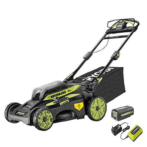 RYOBIRY36LMX51A-160 36V Cordless Lawn Mower with Battery and Charger | 20" Cutting Width