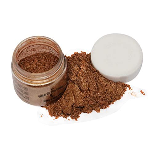 Slice of the Moon : Bronze Mica Powder 15 grams, Bronze Metallic Powder- Cosmetic Mica Powder for Lipsticks, Lip Balm, Bath bombs and More