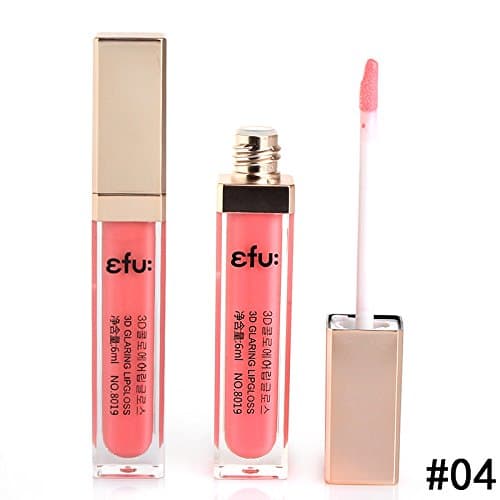 New Makeup EFU 3D Glaring Lip Gloss Colors Lipgloss 6ml # No.4
