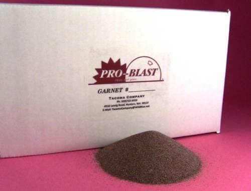 Garnet #60 - Medium Grit Abrasive - 25 lbs - Sand Blast Cabinet Blasting Media - by Tacoma Company
