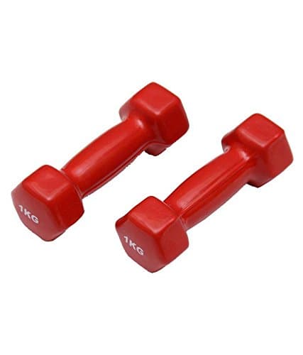 Sports Hour Neoprene Dumbbells 2kg (1kg Each)