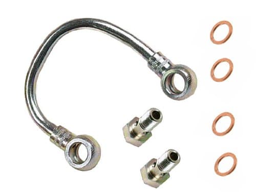 for Mercedes (56-72) ByPass Pipe KIT Coolant Pump to Head w/Bolts+Washers