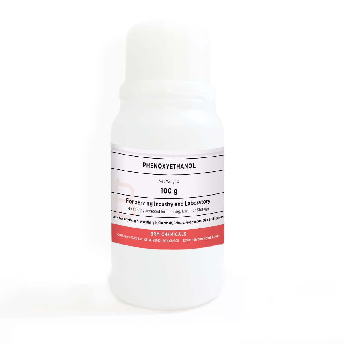 BRM Chemicals Phenoxyethanol - 100 Grams For Soap Making, Shampoo, Cosmetics, Moisturizer, Lotion Making, Domestic Use & Diy Personal Care For Face, Hair, Skin & Body (Pack Of 1)