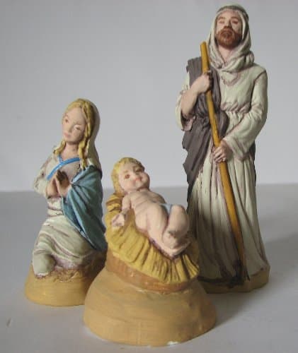 Latex mould - Holy Family, 3 pieces (110 mm).