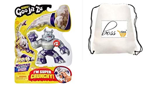 POG Boys Heroes of Goo JIT Zu (Bonus Exclusive SPIRLIE Pen) Crunchy Wolf Action Figure, Wolfpain