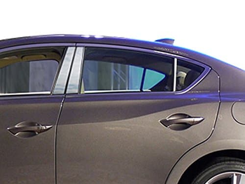 QAA is Compatible with 2013-2020 Acura ILX 6 Piece Stainless Pillar Post Trim PP13206