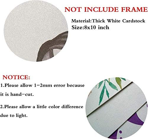 Sanrx Inspirational Quote Typography Art Painting Poster,Watercolor Motivational Letterings Cardstock Art Print for Girls Women Bedroom Home Wall Decor (Set of 3, 8'' x 10'',Unframed)