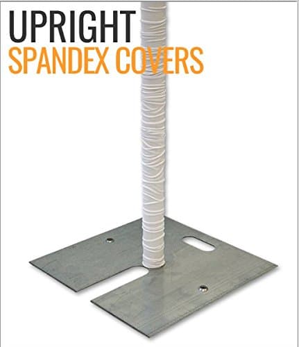 Pipe Covers Spandex 6 Feet Pole Cover Upright for Dj Speakers Lighting Pipe and Drape Stage White